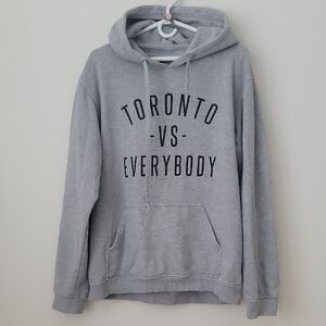 Gray Hoodie with Toronto Print